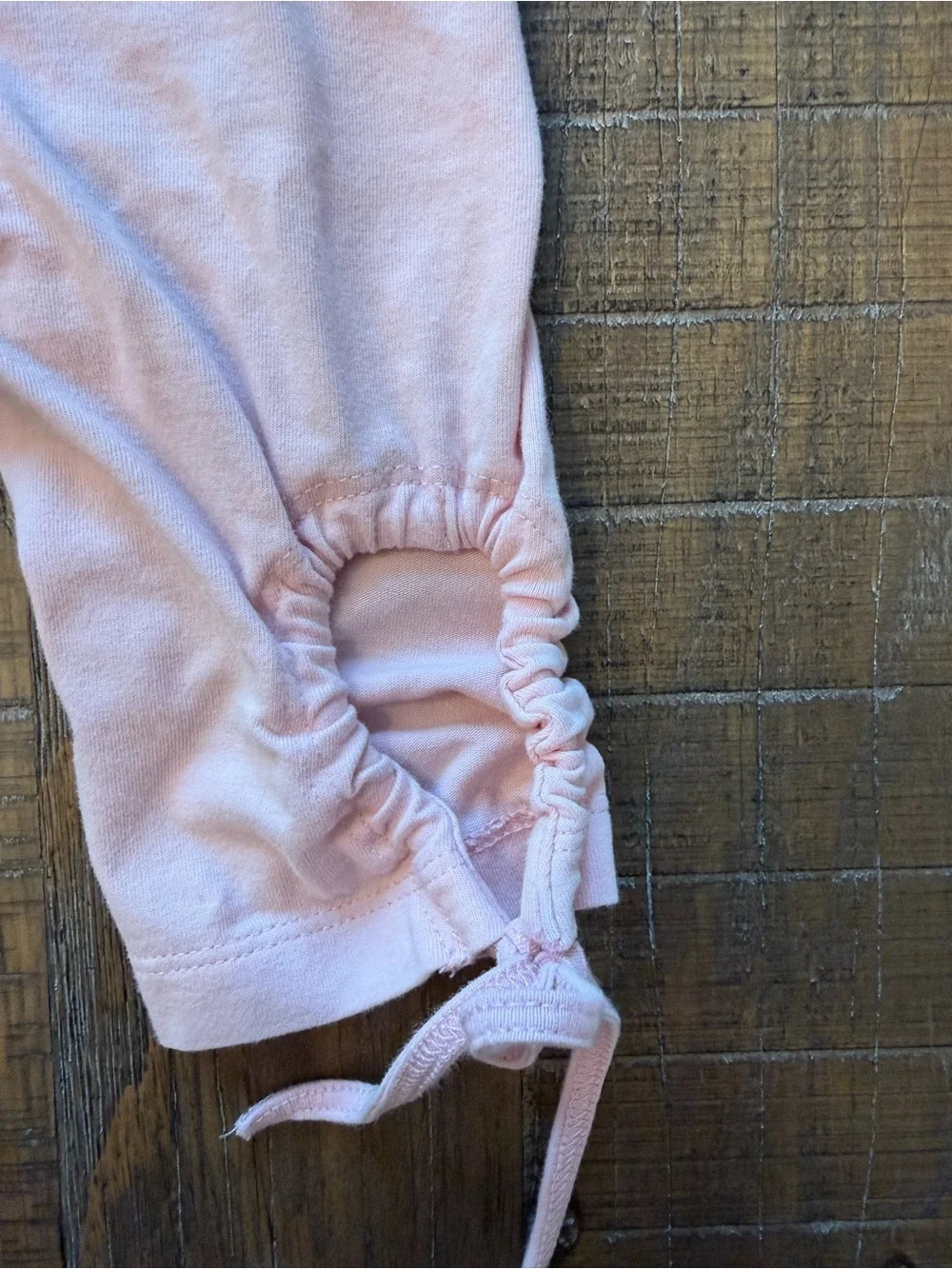 Paper Wings Pink Capri Tie-Ankle Pants Toddler Girl 2T